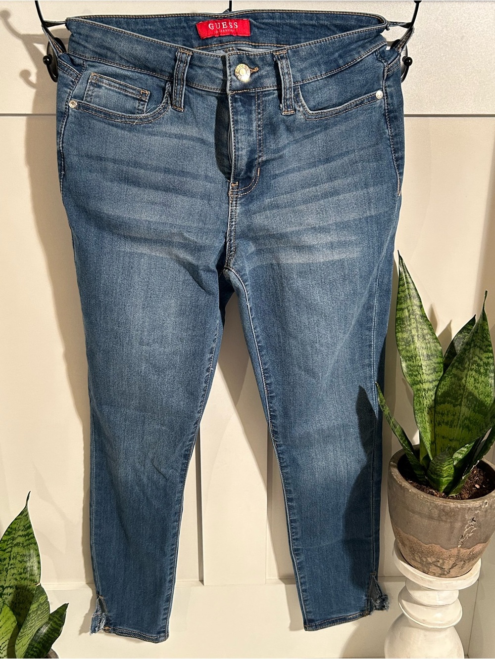 GUESS Vintage Cigarette Denim Skinny Jeans Rare NWOT